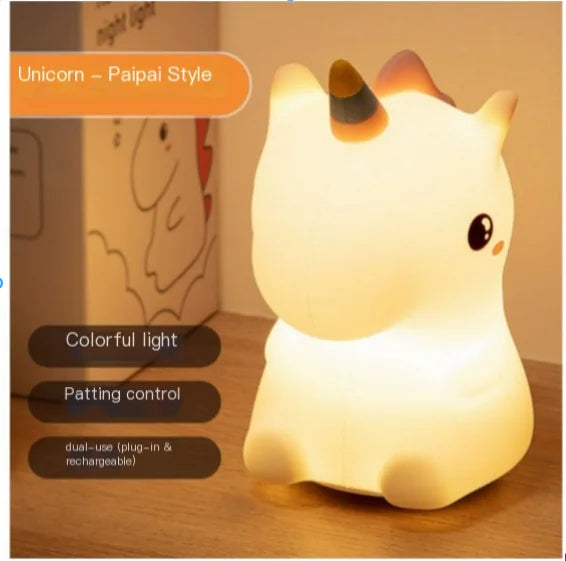 Unicorn LED Bedside Night Lamp