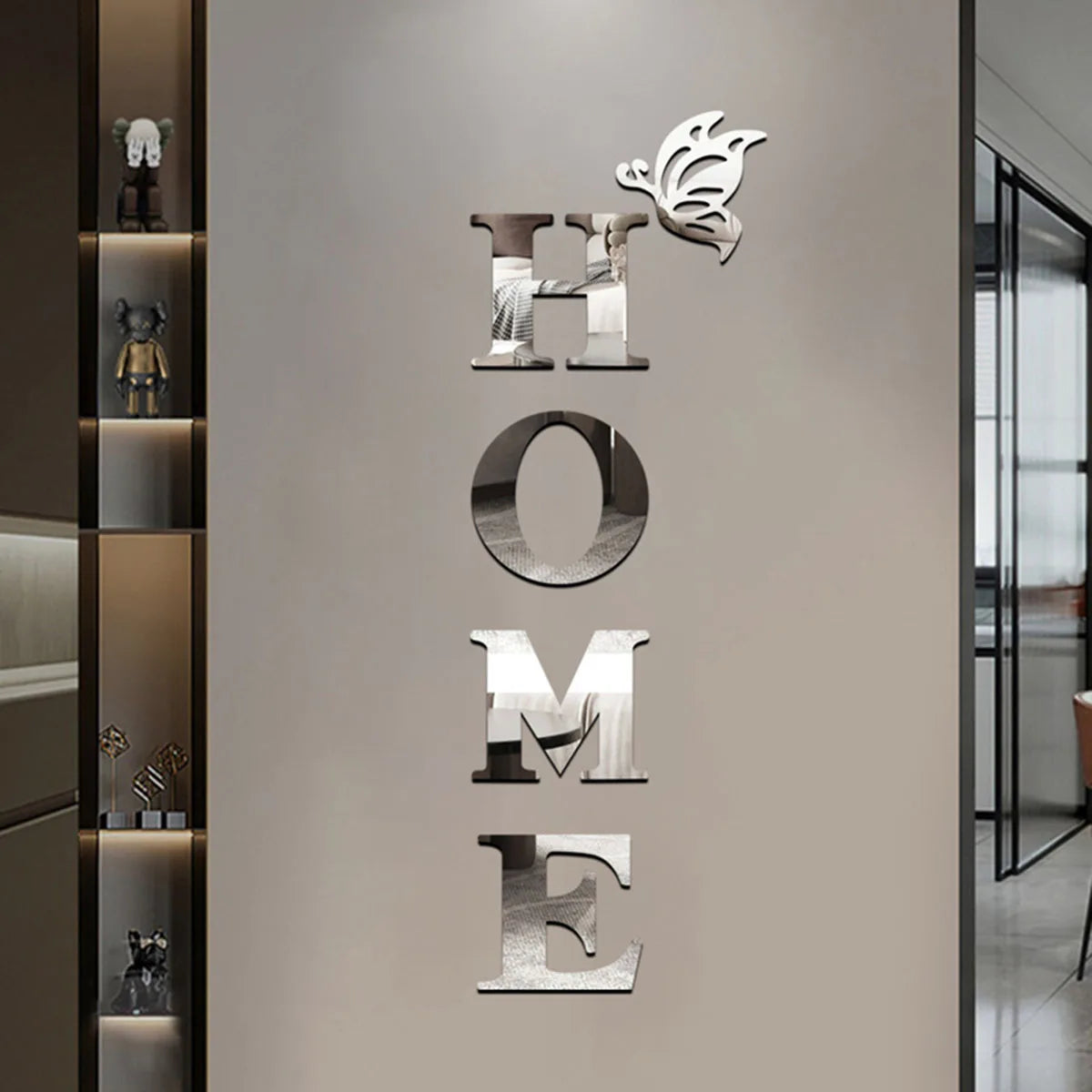 Home Logo 3D Espejo