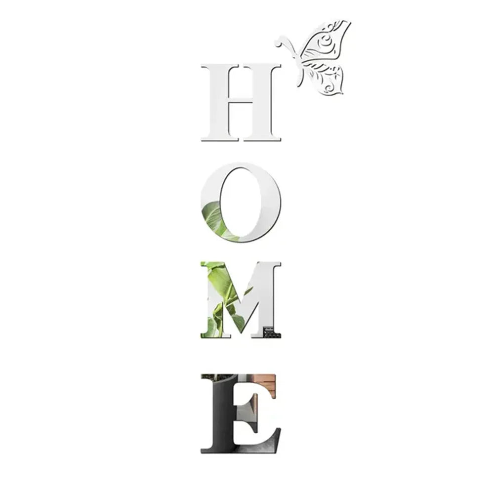 Home Logo 3D Espejo